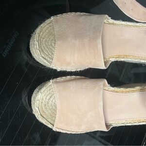 Marc Fisher Pink Espadrille Sandals